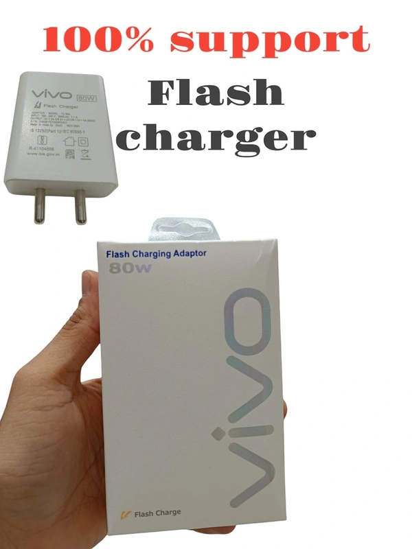 Vivo 80w Flash Adapter 100% All Support