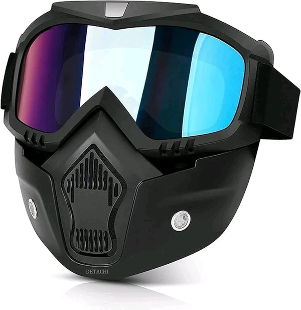 Motorcycle Goggles with Sand Proof Sponge Padding Face Cover
