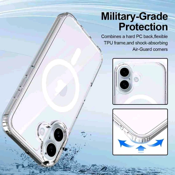 IPHONE 16 PLUS COVER ( OG MAGSAFE CLEAR CASE)