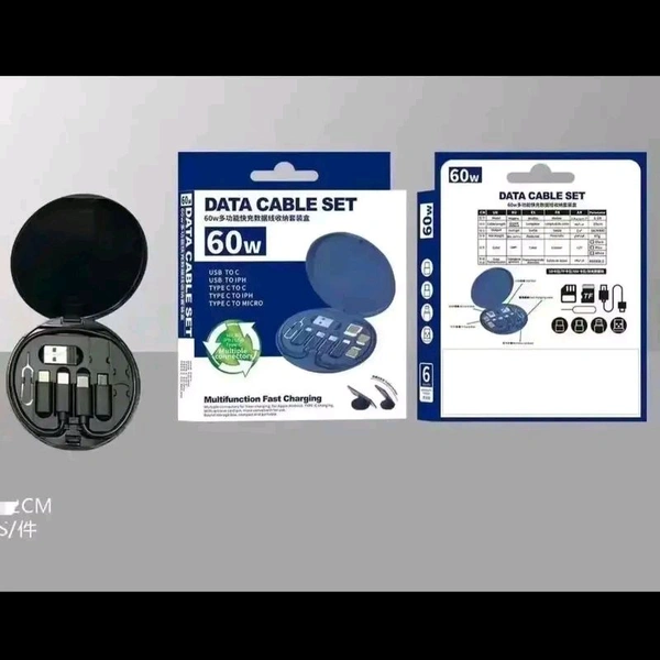 Data Cable Set 60w 5 In 1 Cable 