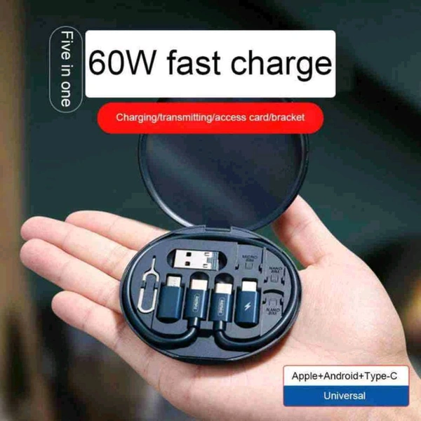Data Cable Set 60w 5 In 1 Cable 