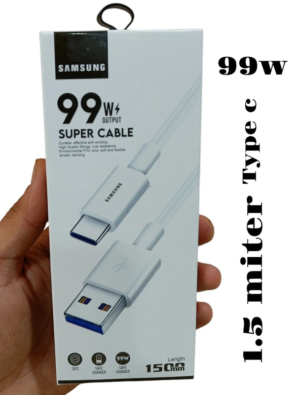 Samsung 99w Type C Cable 1.5miter (1year Warranty)