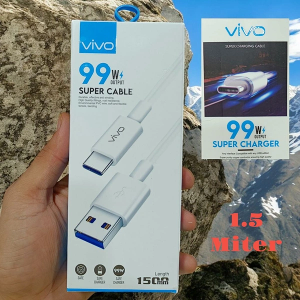 Vivo 99w Type C Cable 1.5miter (1year Warranty)