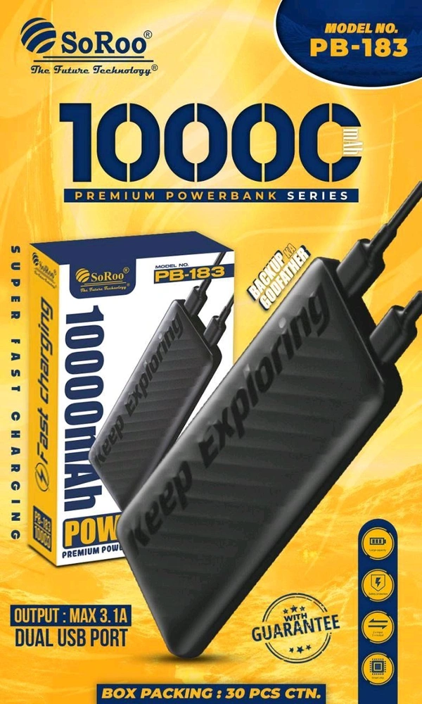 SoRoo PB183 Power Bank 10000mah 
