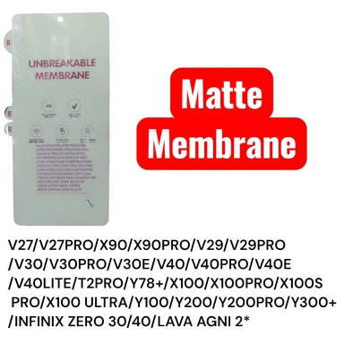 Universal matte membrane