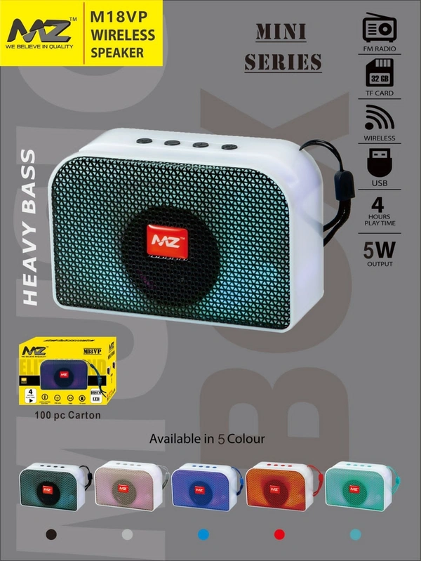 MZ M18VP Bluetooth Speaker 