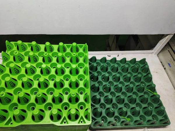 PLASTIC EGG TRAY (4TH QUALITY) - Red
