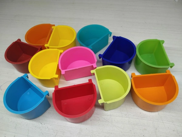 D CUP (Birds Food Or Drinking Water For Birds) - Any Colour Will Come