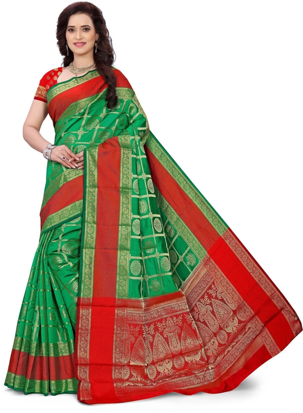 Alk-Banarasisilk-Green - Free, Green