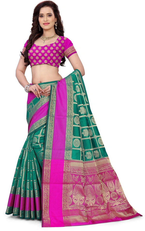 Alk-Banarasisilk-Lightgreen - Free, Light Green