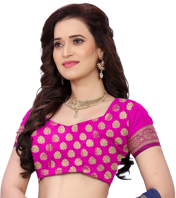Alk-Banarasisilk-Navyblue - Free, Blue
