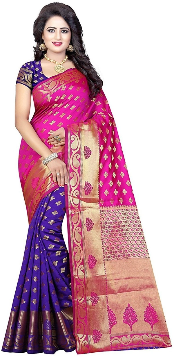 Alk-Banarasisilk-Pinkpurple - Free, Pink