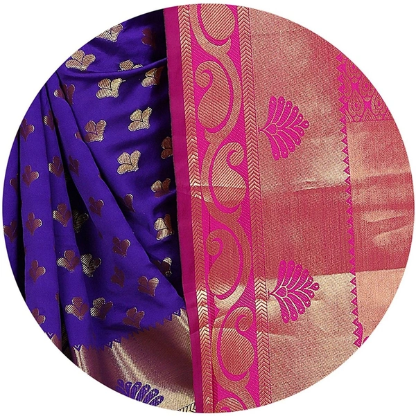 Alk-Banarasisilk-Pinkpurple - Free, Pink