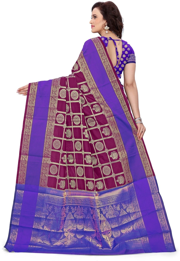 Alk-Banarasisilk-Purple - Free, Purple
