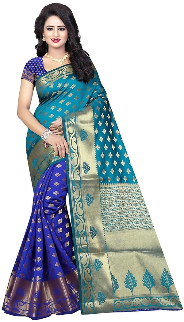 Alk-Banarasisilk-Ramablue - Free, Blue