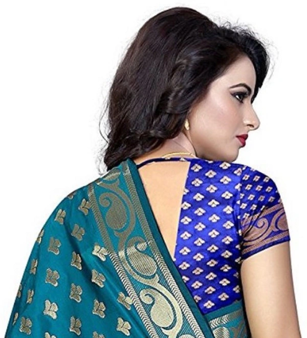 Alk-Banarasisilk-Ramablue - Free, Blue