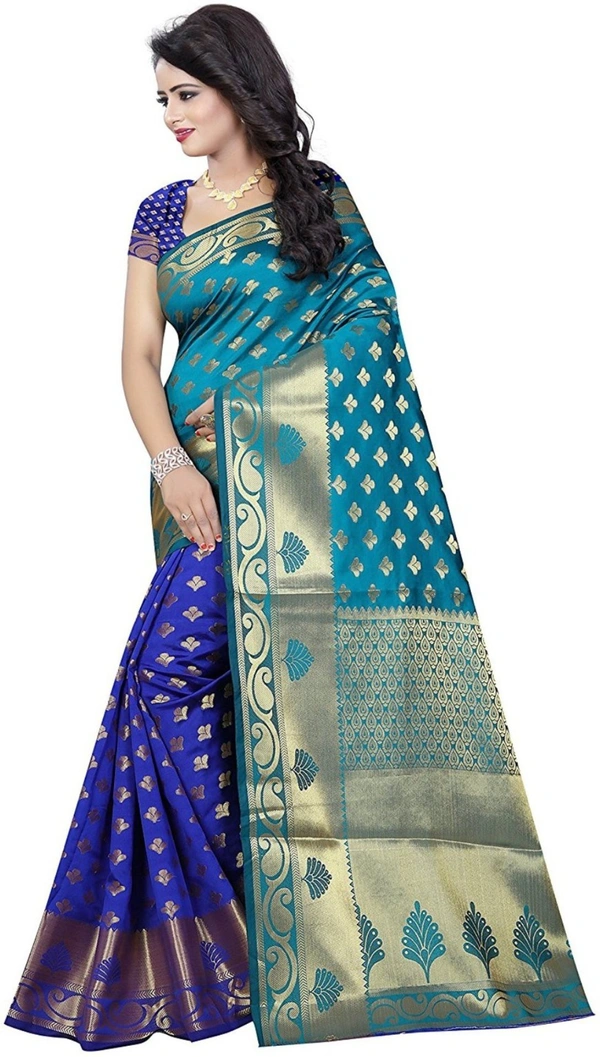 Alk-Banarasisilk-Ramablue - Free, Blue