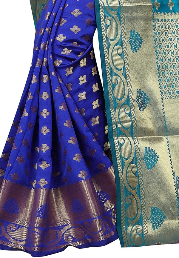 Alk-Banarasisilk-Ramablue - Free, Blue