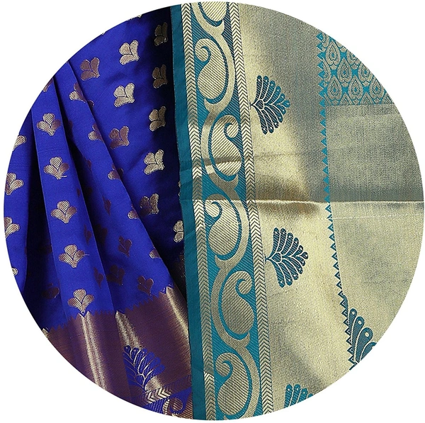 Alk-Banarasisilk-Ramablue - Free, Blue