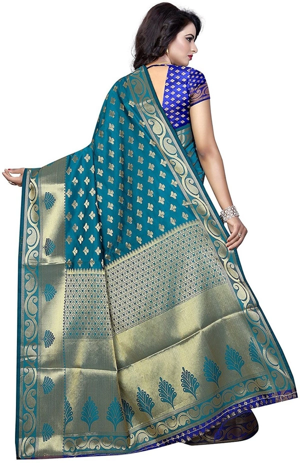 Alk-Banarasisilk-Ramablue - Free, Blue
