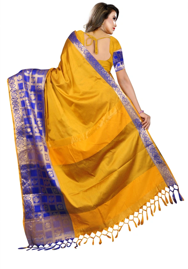Alk-Jhalarpeacock-Mustered - Free, Mustard