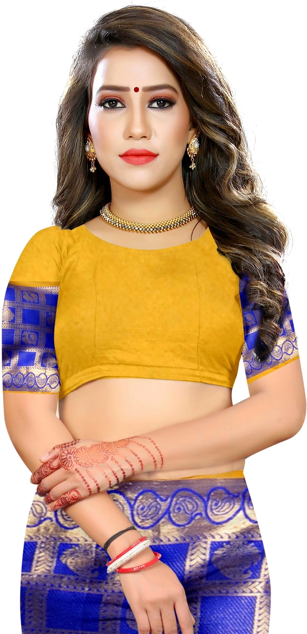 Alk-Jhalarpeacock-Mustered - Free, Mustard