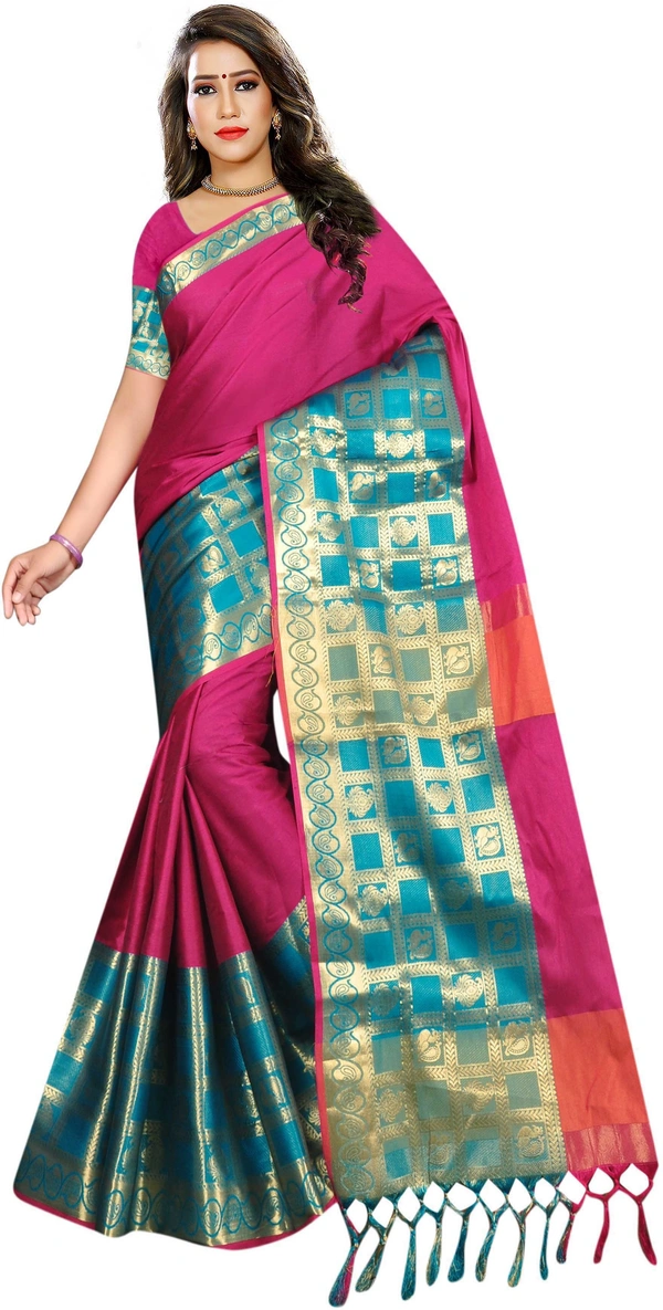 Alk-Jhalarpeacock-Pink - Free, Pink