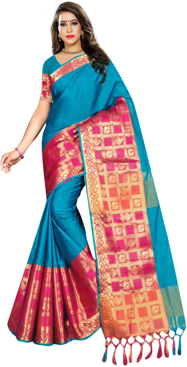 Alk-Jhalarpeacock-Rama - Free, Multicolor