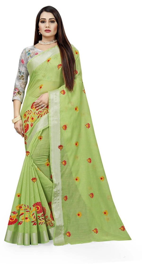 Bam-Emb-Lightgreen - Free, Light Green