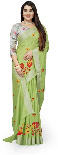 Bam-Emb-Lightgreen - Free, Light Green