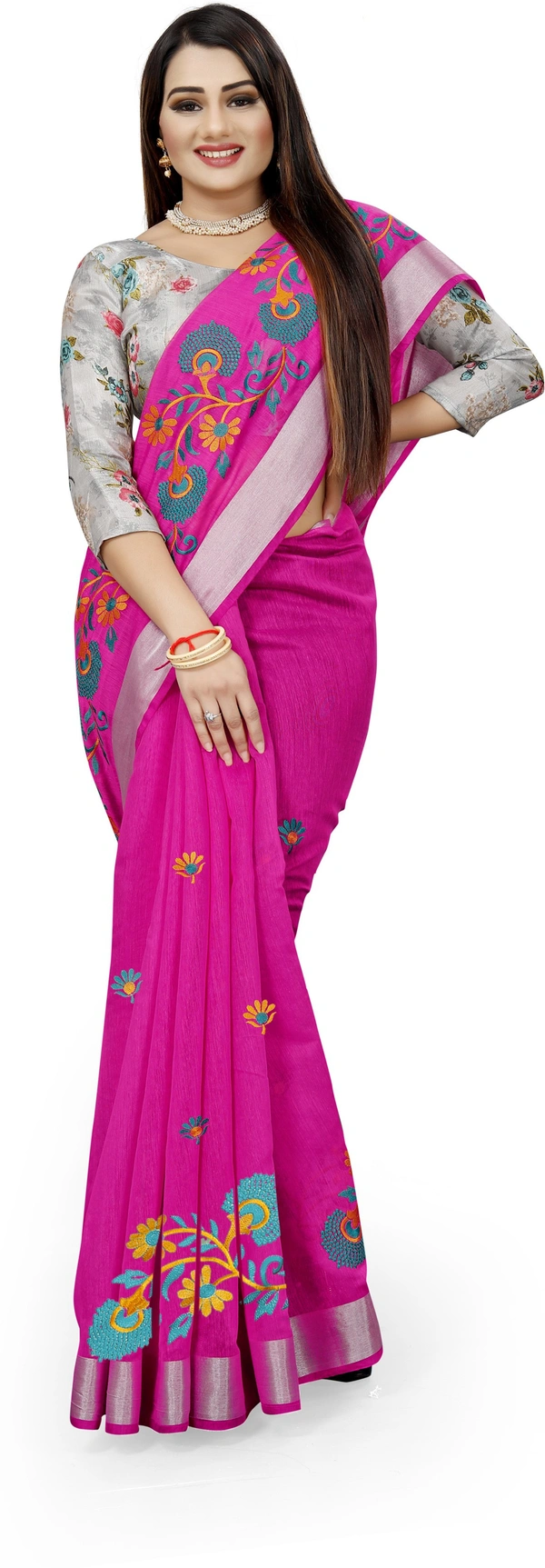 Bam-Emb-Pink - Free, Pink