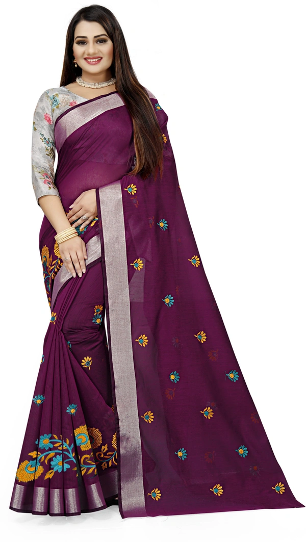 Bam-Emb-Purple - Free, Purple