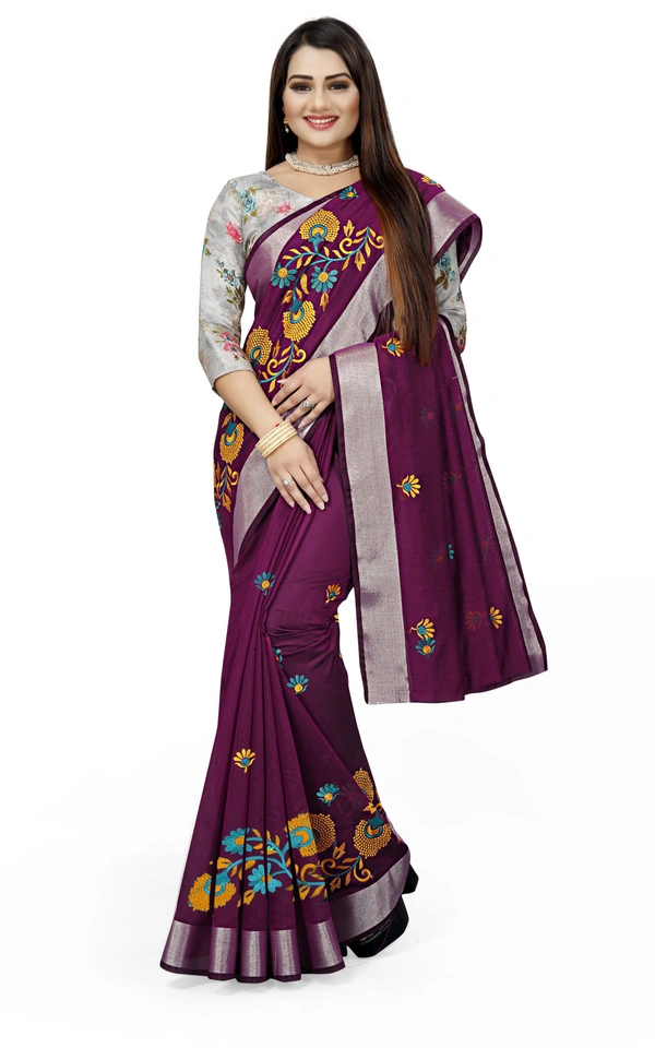 Bam-Emb-Purple - Free, Purple