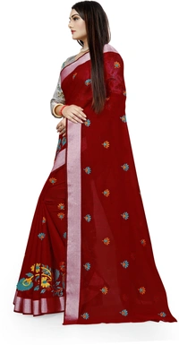 Bam-Emb-Red - Free, Maroon