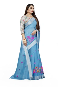 Bam-Emb-Skyblue - Free, Light Blue
