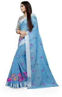 Bam-Emb-Skyblue - Free, Light Blue