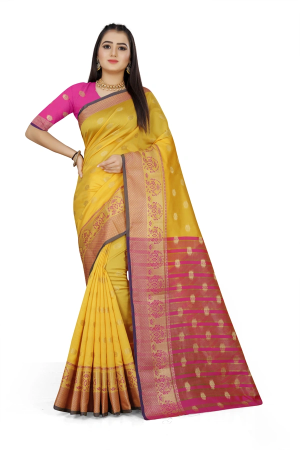 Banarasi-Kamal-Mustered - Free, Mustard