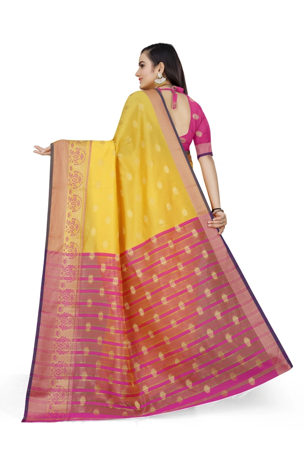 Banarasi-Kamal-Mustered - Free, Mustard