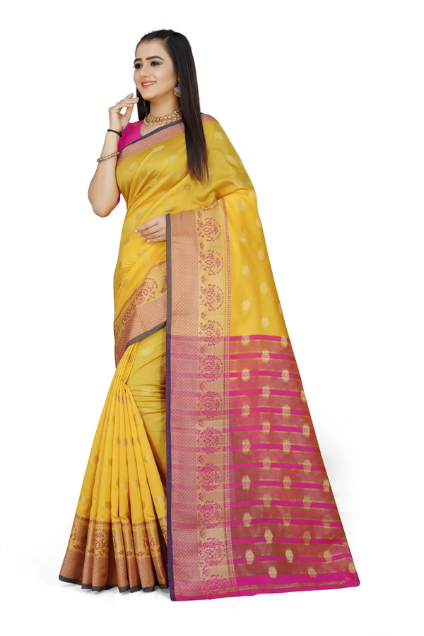 Banarasi-Kamal-Mustered - Free, Mustard