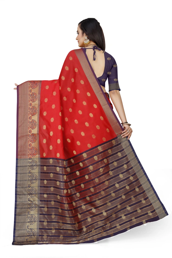 Banarasi-Kamal-Red - Free, Red