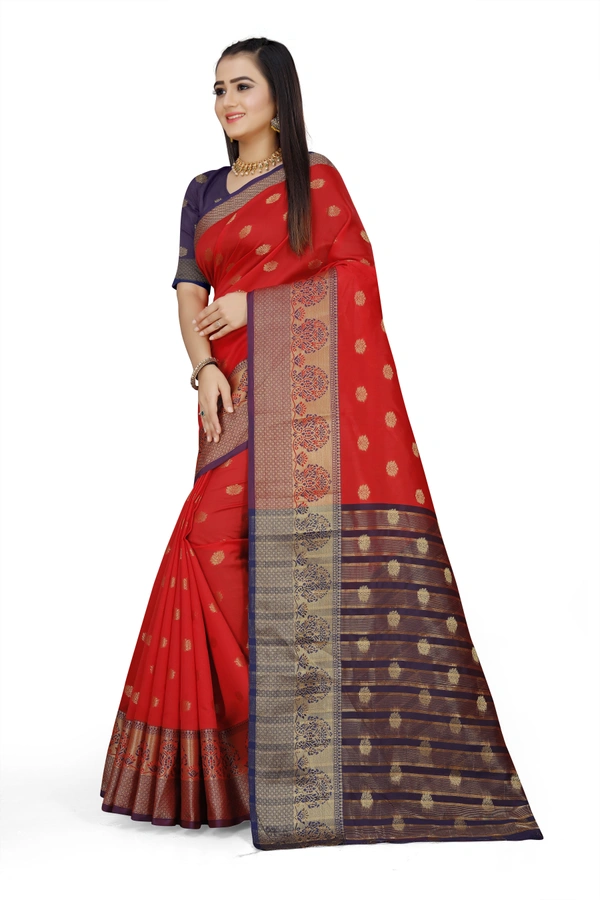 Banarasi-Kamal-Red - Free, Red