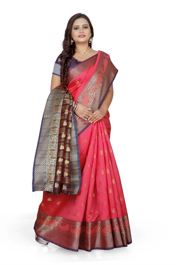 Banarasi-Makkai-Gajri - Free, Multicolor