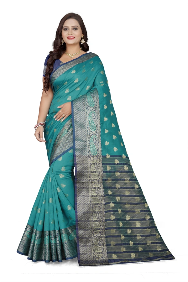 Banarasi-Makkai-Green - Free, Green
