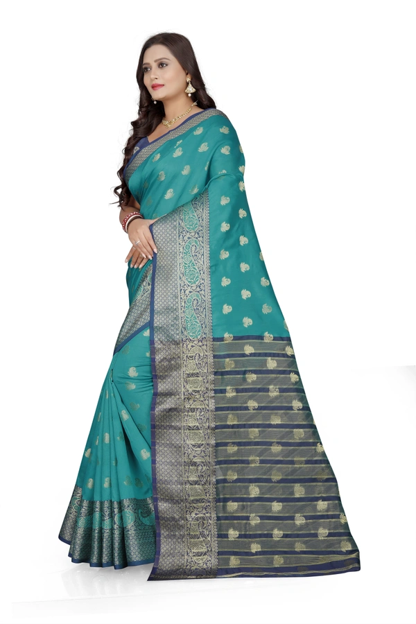 Banarasi-Makkai-Green - Free, Green