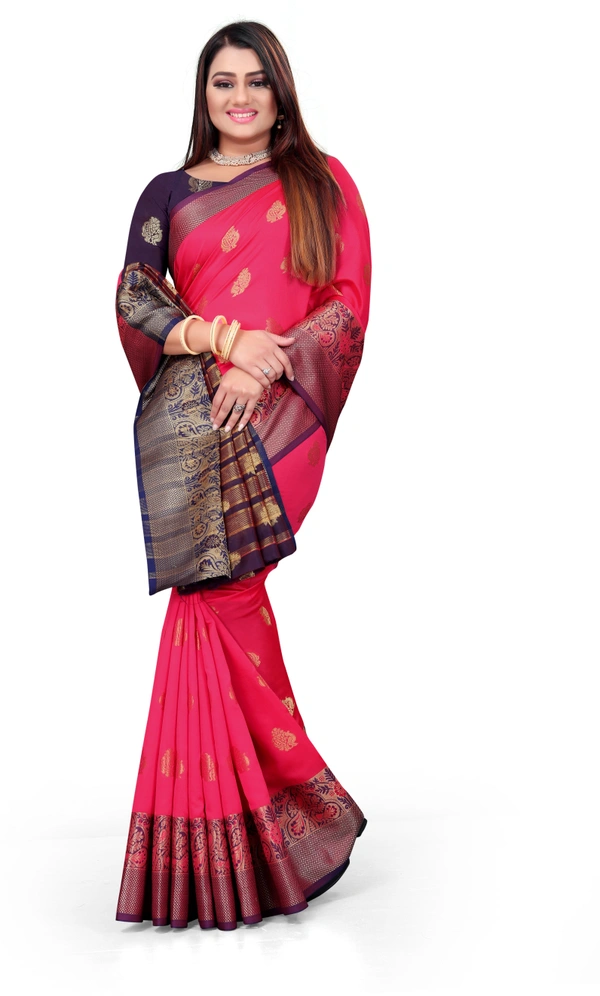 Banarasi-Newpeacock-Gajri - Free, Multicolor