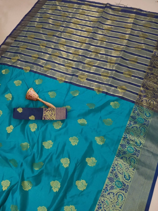 Banarasi-Newpeacock-Green - Free, Green