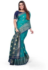 Banarasi-Newpeacock-Green - Free, Green