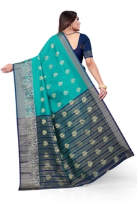 Banarasi-Newpeacock-Green - Free, Green
