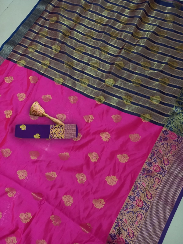 Banarasi-Newpeacock-Pink - Free, Pink