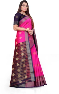 Banarasi-Newpeacock-Pink - Free, Pink
